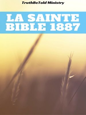 cover image of La Sainte Bible 1887